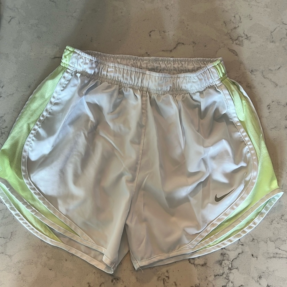 Nike Tempo Short - White and Light Green